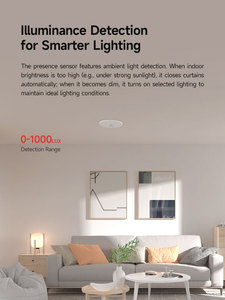 <span class=keywords><strong>Détecteur</strong></span> <span class=keywords><strong>de</strong></span> présence <span class=keywords><strong>humaine</strong></span> Tuya Smart Life 24 GHz MmWave Radar Zigbee 3-en-1 PIR (détection <span class=keywords><strong>de</strong></span> mouvement et d'éclairement) pour le contrôle <span class=keywords><strong>de</strong></span> l'éclairage - Product Image 2