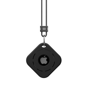Étui de protection AirTag en silicone souple pour traceur Apple AirTag avec cordon et design découpé - Product Image 2