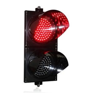 Sinal de Trânsito LED Vermelho e Verde de 8 Polegadas com 2 Unidades e Carcaça em PC - Preço de Fábrica - Product Image 3
