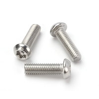 Sekrup Kepala Bulat Datar Torx Keamanan Tinggi Bahan Stainless Steel 304 Sekrup Anti Maling