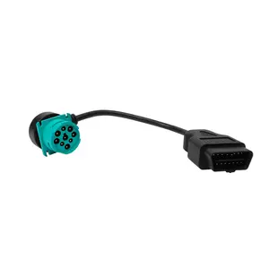 Cable OBD DB16 pin a J1939, accesorio personalizado de fábrica, 9 pines, j1939