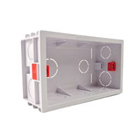 Nouveau 86 Réglable International PC Bottom Box Interrupteur Mural Socket Back Box