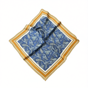 Petite serviette carrée en forme de noix de cajou, 70x70cm, écharpe FULARES pour femmes, accessoire de mode - Product Image 1