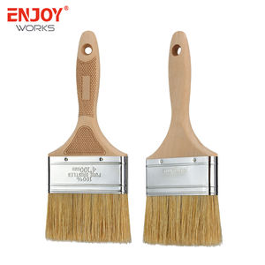 High Quality 100% Pure Bristles Wooden Handle Wall <strong>Paint</strong> <strong>Brush</strong> Holder Natural Bristles - Product Image 2