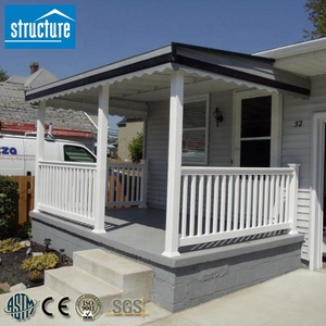 Thiết Kế Lan Can Ban Công Sân Vườn Ngoài Trời Vinyl Trắng PVC Giá Rẻ - Product Image 6