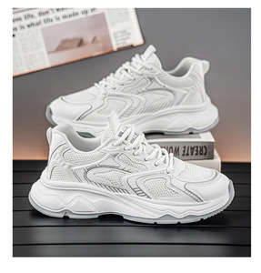 Chaussures de sport décontractées pour hommes, respirantes, légères, pour le printemps et l'été, tendance mode, souples, pour la course et la marche en extérieur - Product Image 1