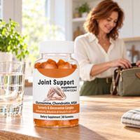 KUNYON Gummies de soutien articulaire OEM avec Glucosamine, Chondroïtine, MSM et Curcuma pour adultes, 60 unités