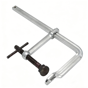 Abrazadera en F de Alta Resistencia con Almohadilla Giratoria Negra - Abrazadera de Barra de Liberación Rápida de 12 Pulgadas para Trabajos de Madera y Soldadura - Product Image 2