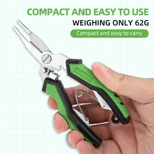 Multifunction Fishing Tools Stainless Steel Fishing Pliers Saltwater Resistant Fishing Braid Scissors