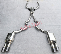 Silencieux Catback en Acier Inoxydable pour Bmw M5/m6 F06/f12/f13 4.4t 2012-2016 X-pipe Valved Sport Exhaust System