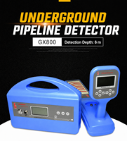 Equipo de Prueba de Alta Calidad PQWT-GX800, Localizador de Tuberías Subterráneas de 6 m de Profundidad, Rastreador de Cables, Detector de Cables