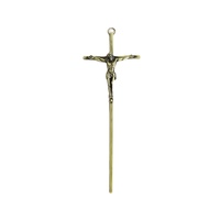 Croix murale en alliage de zinc bronze antique Jésus-Christ pour salon, décoration d'église, crucifix religieux spirituel