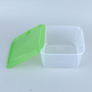 Boîtes de conservation modulaires pour préparation de <span class=keywords><strong>repas</strong></span> hermétiques en plastique, ensemble de 3 pièces (2000 ml x 3) - Product Image 5