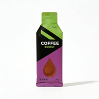 Sachets personnalisés avec logo imprimé pour café en poudre, boisson énergisante, thé en poudre – Emballage scellé à l'arrière en feuille d'aluminium