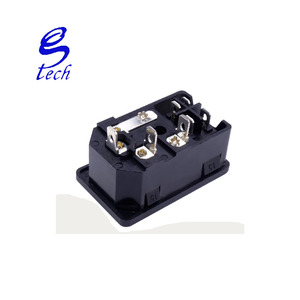 C13 C14 nam ổ cắm Bảng điều chỉnh AC DC ổ cắm Rocker chuyển nữ AC <span class=keywords><strong>Power</strong></span> Connector với cầu chì Rocker chuyển nữ ổ cắm - Product Image 3