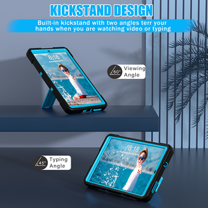Custodia Ibrida Antiurto in Silicone con Cavalletto Integrato per Tablet <span class=keywords><strong>Lenovo</strong></span> <span class=keywords><strong>Tab</strong></span> M8 8" 4a Gen 2023 TB 300FU - <span class=keywords><strong>Cover</strong></span> Colorata - Product Image 4