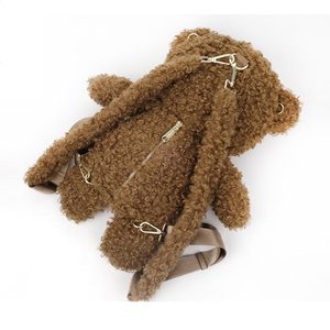 Sac à bandoulière Offre Spéciale récent en peluche, ours brun, <span class=keywords><strong>nouvelle</strong></span> vague Cartoon Doll Soft Plush Bag 2748 # # - Product Image 3