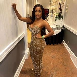 <span class=keywords><strong>ชุด</strong></span>ราตรีรัดรูปประดับเพชรและลูกปัดสำหรับผู้หญิง CY901322 <span class=keywords><strong>ชุด</strong></span>เดรสยาวเซ็กซี่สำหรับงานปาร์ตี้ งานพรอม และงานเลี้ยง - Product Image 3