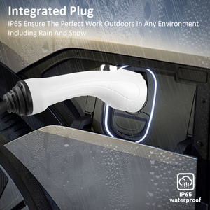 Chargeur EV portable 16A 3,5 kW Type 1 SAE J1772 avec prise SK, écran LCD intelligent, courant réglable, câble de charge rapide EVSE - Product Image 3
