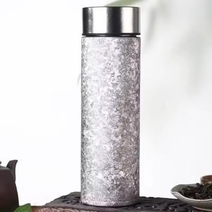<b>Large</b> Capacity 500ml Pure Titanium Double Vacuum Insulated Cup Tea Separation Portable Stainless Steel Tumbler - Product Image 5