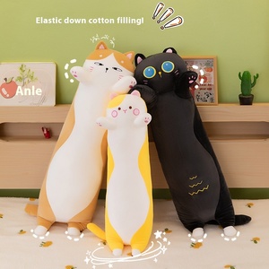 Nuevo Modelo de Almohada de Peluche con Forma de Gato, Juguete de Peluche, Figura de Gato, Almohada Larga, Muñeco Perezoso, Regalo de Cumpleaños - Product Image 1