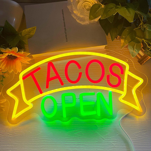 Letreros de Neón Personalizados con la Palabra '<span class=keywords><strong>Tacos</strong></span>', Letreros LED de Neón para Restaurantes Mexicanos, Regalos de Bienvenida para Cafeterías y Restaurantes, Regalos para Amantes de los <span class=keywords><strong>Tacos</strong></span> - Product Image 1