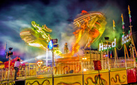 Attractions de parc d'attractions, manèges électriques pour enfants, manège Energy Storm Claw