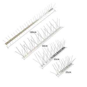 Piques <span class=keywords><strong>anti</strong></span>-oiseaux en acier inoxydable 304 pour extérieur, dissuasion des mouettes et des pigeons, lutte antiparasitaire - Product Image 3
