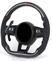 Volant en fibre de carbone pour Audi A3 A4 A5 A6 S3 S4 RS5 Q5 TT TTS TTRS R8 Style Retrofit