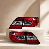 Feu arrière LED fumé en promotion pour Corolla 2011 2012 2013 Berline – Ensemble de feux arrière de qualité Aftermarket – Échantillon en gros