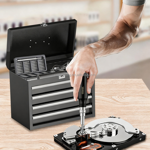 Caja de Almacenamiento Industrial de Metal con Asa Plegable para Organización de Herramientas en <span class=keywords><strong>Taller</strong></span> y Garaje - Product Image 5