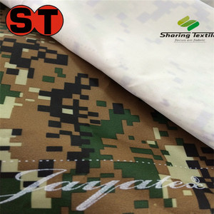 Tissu 75D Pongee enduit PVC imperméable 100% polyester imprimé <span class=keywords><strong>camouflage</strong></span> 280 g/m² pour imperméables, housses de siège auto et rideaux - Product Image 4