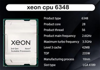 Procesadores Xeon Gold Escalables, Nuevos, 6226R 6338 6442Y 6448Y 6548Y 6438Y+ 6354, 2.1 GHz, 32 Núcleos, 22 nm, 16 MB de Caché L3 para Servidor