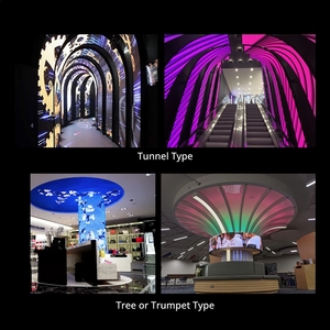 Écran publicitaire incurvé personnalisé TOALED 4K, colonne d'affichage LED cylindrique flexible pour intérieur - Product Image 2