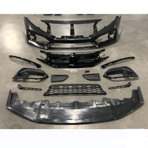 Parachoques delantero de material PP para <span class=keywords><strong>HONDA</strong></span> <span class=keywords><strong>CIVIC</strong></span> <span class=keywords><strong>R</strong></span> 2018 2019 2020, modificado automático, de alta calidad - Product Image 3