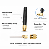 Antena de Goma Flexible de 50 mm y 2.5 dBi, 2.4G 900/1800 433mhz 4G, para Comunicación Inalámbrica y Otros Usos, en Oferta