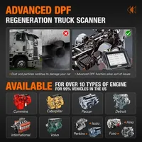 Escáner de Diagnóstico para Camiones Pesados Diésel ANCEL V6 HD 2025, Regeneración DPF, Codificación y Programación de ECU, OBD2 Bidireccional Electrónico