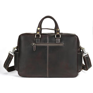 AndoBag - Maletín de Cuero Crazy Horse Vintage para Portátil de 15.5 Pulgadas para Hombre, Bolso de Mano de Piel de Vaca Genuina, Bolso de Hombro de Viaje 3061 - Product Image 5