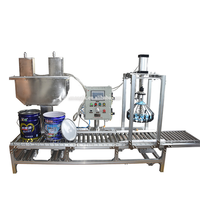 Máquina de llenado de barril medio, filtro de glándula de pesaje automático, máquina de llenado de pintura de látex