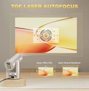 Vente en gros de projecteurs mini intelligents Hisen 352 Android avec 200 lumens ANSI, livraison gratuite, vidéo 4K, Bluetooth, Wi-Fi, avec batterie - Product Image 4