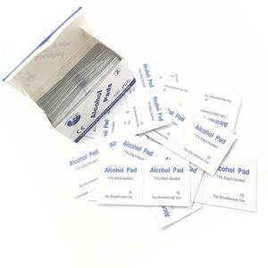 Tampons alcoolisés personnalisés 3*6cm 100PCS Nettoyage des téléphones portables Antiseptique Désinfection - Product Image 5