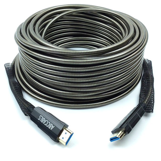 8 K60HZ Cable 2.1 Version Optical Fiber and Armor for Audio Video Camera-Extended HDC Cable for Computer Projector TV
