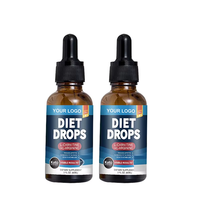 Étiquette personnalisée 60ml Gouttes Coupe-Faim Cétoniques pour la Minceur – Produits BHB Keto pour la Perte de Poids