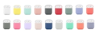 Coques d'Écouteurs en Silicone pour AirPods 1/2, Étui de Protection Sans Fil pour Apple AirPods 1/2