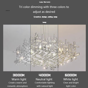 Modern minimalist oturma odası kristal avize high-end lüks salon ana ışık villa ışık - Product Image 4