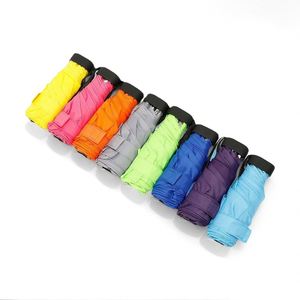 Paraguas de Bolsillo Plegables de 3 Secciones, Personalizados con Impresión, Mini Paraguas Portátiles para Exteriores, Protección UV, Manuales, de Fibra de Vidrio/Metal - Product Image 5