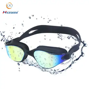 Óculos de natação New Star para adultos, óculos de natação com espelho para triatlo em água livre, melhor de corrida