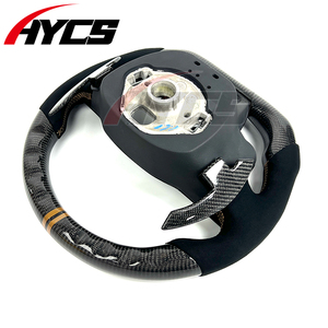 Volante Deportivo Personalizado de Fibra de Carbono y Gamuza con Calefacción para Seat <span class=keywords><strong>Cupra</strong></span> Tavascan Terramar Formentor VZ Leon <span class=keywords><strong>Ibiza</strong></span> Ateca Arona - Product Image 6