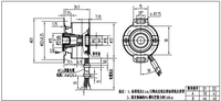 Codeur rotatif à arbre creux absolu JKD-4 13~22 bits Biss-C