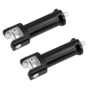 VIMAS Repose-pieds arrière chromés/noirs en aluminium pour Softail Breakout Fat <span class=keywords><strong>Bob</strong></span> 2018-2023, kit de montage pour systèmes de carrosserie de moto - Product Image 2